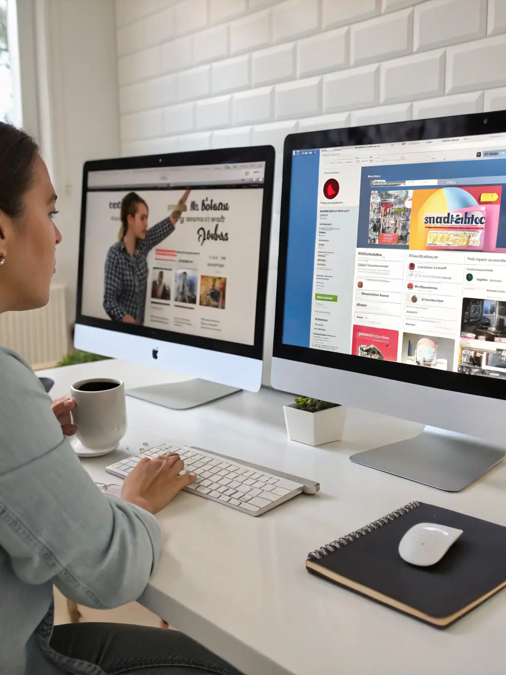 A visual representation of A/B testing for ad copy, demonstrating ExtroMarketing's commitment to continuous campaign optimization.